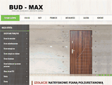 Tablet Screenshot of drzwi-budmax.pl